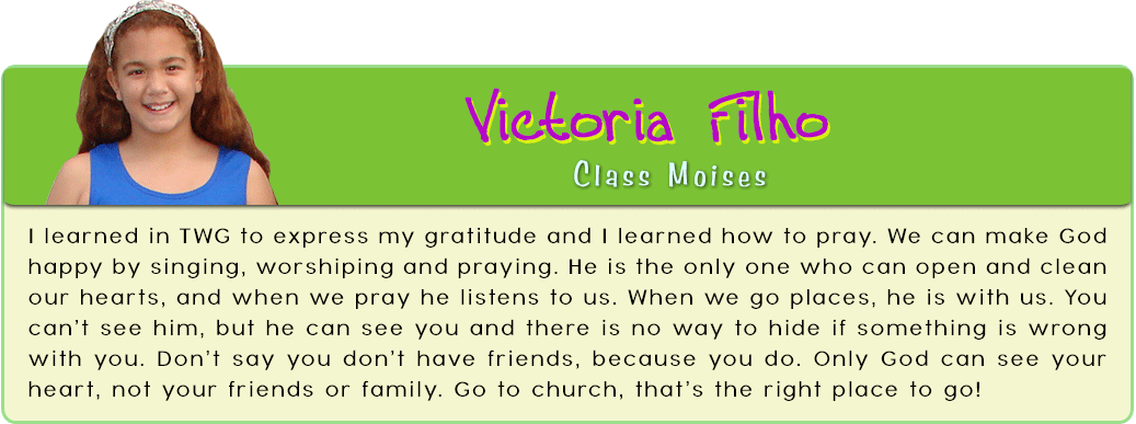 Victoria Testimony